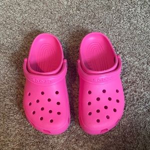 pink crocs
